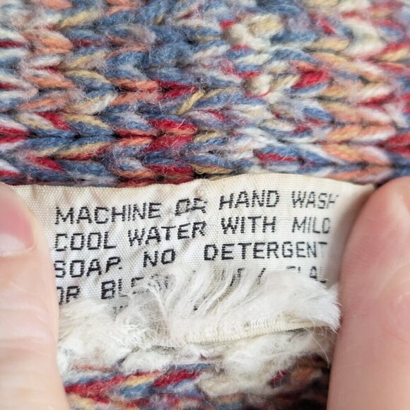 Vintage Knit Boucle Cardigan with belt tie - Picture 8 of 9